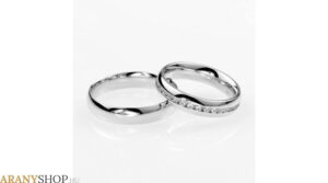 fehérarany karikagyűrű