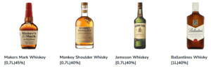 Whiskey márkák