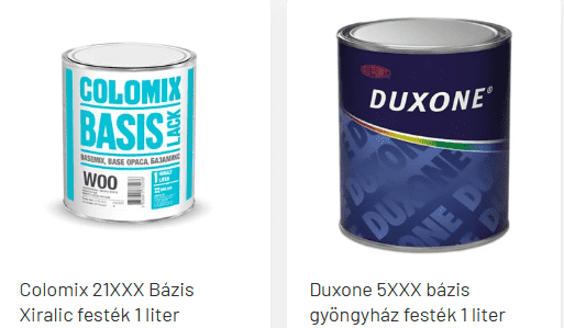 autófestékek